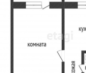 1-комн, 33кв м, этаж 3/5 ул Бурова-Петрова, 79