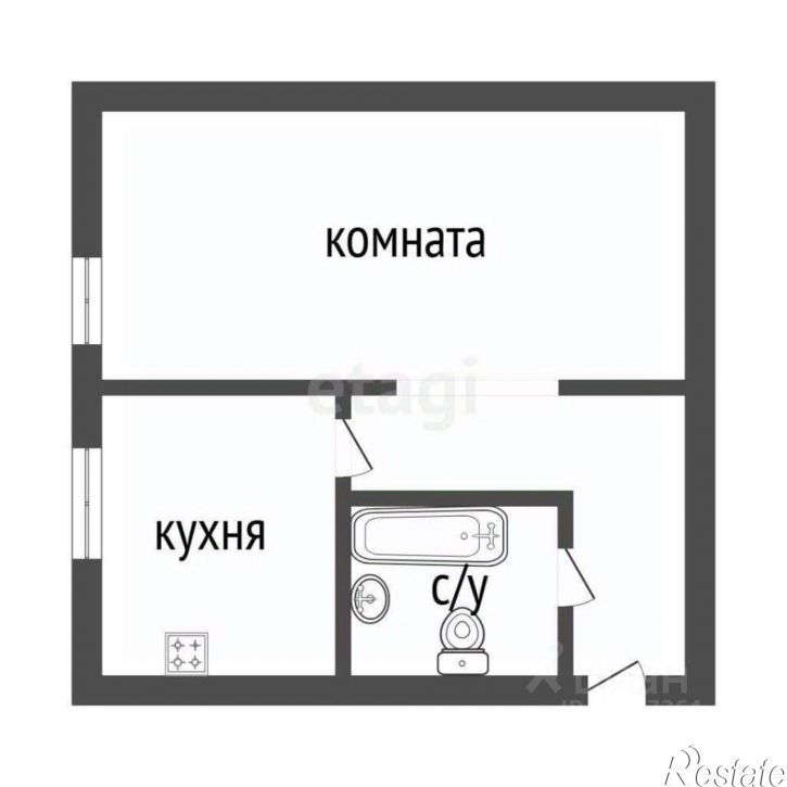 1-комн квартира городской округ Курган